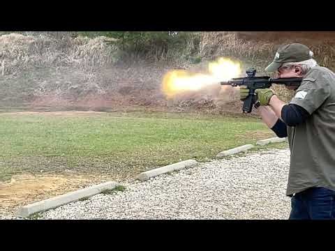 Range Test: Rock River Arms 4.5" 5.56 upper, Spike's Barking Spider with Dynacomp cap. 750 rpm.