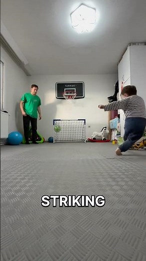 2 Year Old With Unreal Shot Power 😳 (bulittojr)