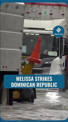WATCH: Tropical Storm Melissa Threatens Dominican Republic with Heavy Rain, Floods, and Strong Winds