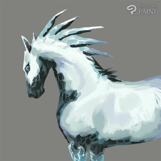 Winters Guard #speedpaint #timelapse #fantasyart #horse