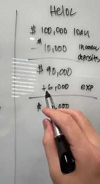 The Flow Of The First Lien HELOC