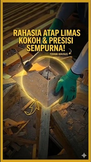 The Secret to a Sturdy, Perfectly Precise Pyramid Roof! #tutorial