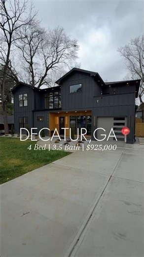 Brand New Construction - Contemporary 4 Bed | 3.5 Bath , Decatur GA 📍