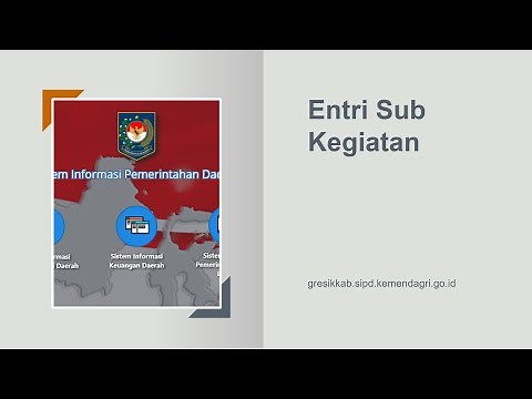 01 SIPD - Tutorial Sederhana Entri Sub Kegiatan di SIPD