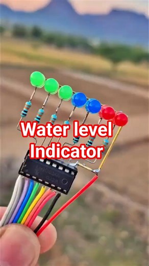 Water level Indicator Diy #project #experiment #youtubeshorts