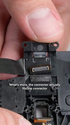 A key feature missing from the Quest Pro was a time of flight sensor. Now in the Quest 3 it is front and center. Seeing how it perfectly fits into the same spot where the Quest Pro's sensor would have gone, we're left wondering if it was dropped from the production model. Check out the full video on our YouTube Channel (link below). https://bit.ly/3tB7EbO | iFixit.com