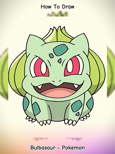 How to Draw Bulbasaur - Step by Step Drawing Tutorial