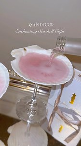 Whisper of the Sea Collection — where ocean magic meets luxurious design.🐚✨🍸 Our seashell cups are an enchanting blend of nature and elegance — perfect for dreamy evenings, beachside gatherings, or your next tablescape moment. | Anaïs Candle