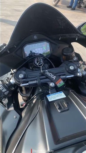 The key of happiness || Kawasaki zx10r with full system arrow 💀exhaust note || use 🎧 #kawasaki10r