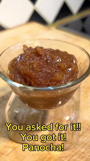 Nite Marquez on Instagram: "Panocha! A traditional Lenten dessert made with Sprouted Wheat Flour! Recipe; 3-cups sugar 4-cups boiling water 2-cups sprouted wheat flour (Panocha flour) 1–cup all purpose flour Procedure: 1️⃣ In a medium saucepan on low heat, add the sugar and stir until it is melted and golden brown, carefully add the boiling water and once completely dissolved add a mixture of 2-cups sprouted wheat flour and 1-cup all purpose flour stirring continuously until well combined. 2️⃣ I