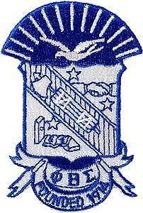 Desert Cactus Phi Beta Sigma Fraternity 2 7/8" Embroidered Appliqué Crest Patch Sew or Iron On Greek Blazer Jacket Bag Sigma (2 7/8 Crest Patch)