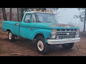 1966 F100 4x4 Walk around video.