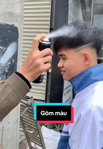 Gôm xịt đổi màu tóc tạm thời gội đầu là hết#gomxitdoimautoc #gommau #tocnamdep #hairstyle @Toàn Tóc Đẹp Yên Bái