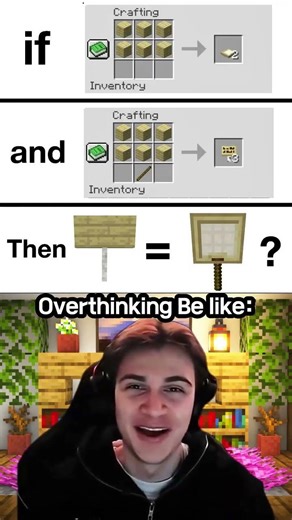 Overthinking Minecraft