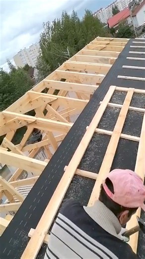 232K views · 1K reactions | amazing wooden purlin and rafters installation hint #construction #building #engineering #engineer #civilengineering #diy #fyp #viral #reels | VIP construction tips | Facebook