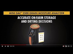 Dickey John mini GAC 2500 Grain Moisture Analyzer