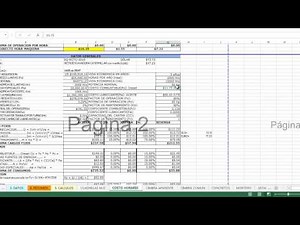 análisis de precios unitarios: 12 calculo de costo horario