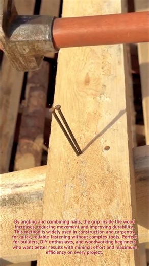 Genius Nail Trick for Stronger Wood Joints!