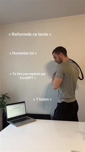 Qui a une technique pour ne pas se faire repérer par zeroGPT ? L’ordi va bien il a pas eté endomagé et il était consentant #fyp #chatgpt
