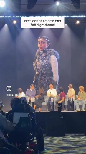 First looks at Artemis and Zoe from Percy Jackson and the Olympians at D23