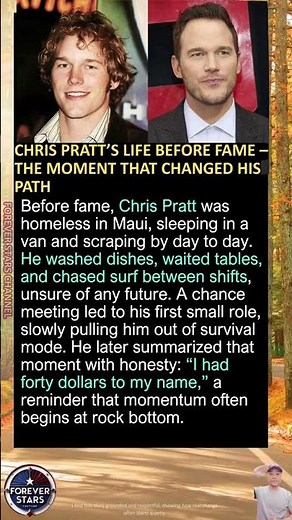 Chris Pratt’s Life Before Fame – The Moment That Changed His Path