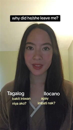 Learn Tagalog and Ilocano Words & Phrases: Why Leave?