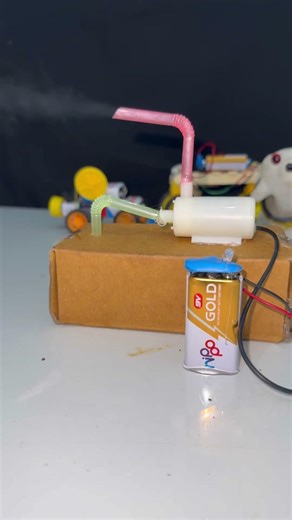 How to make simple Smoke machine #schoolproject #experimnent