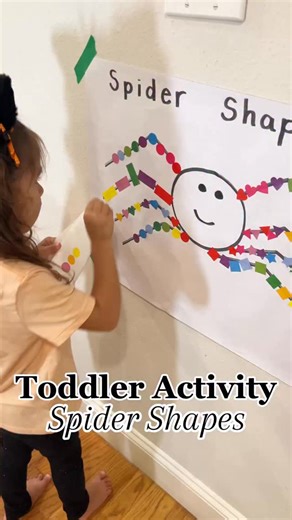 Shape Sorting Fun 🕷️ Comment SHAPE for a link to everything I used! 🕷️✨https://liketk.it/5qplN ⭐️ Benefits of this activity: 🎨 Builds shape recognition and visual discrimination skills 🧩 Strengthens fine motor development and hand-eye coordination 💭 Encourages focus, concentration, and problem-solving💕 Makes learning playful and engaging for toddlers Perfect for a toddler learning activity, preschool shape lesson, or a fun hands-on spider craft this fall! 🍂 #toddlersofinsta #toddleractivi