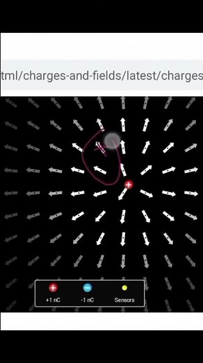 electric field in phet simulation