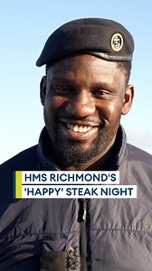 "2.8 miles of sausages" were served on HMS Richmond's recent voyage, says Chef🧑‍🍳 You certainly can't march on an empty stomach🌭 Find out more about CSG25 ➡️ https://brnw.ch/21wXYQY | Forces News