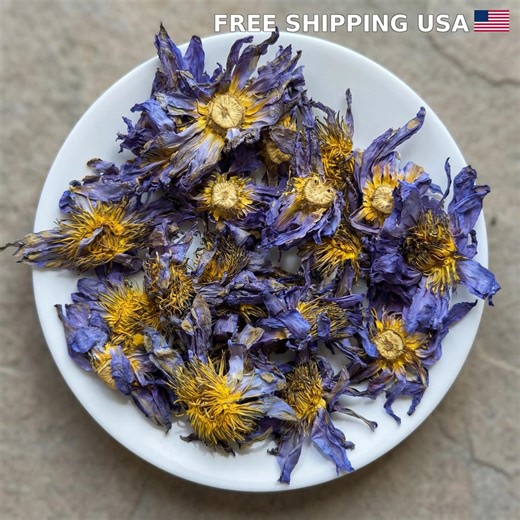 Organic Whole Blue Lotus Flowers (nymphaea Caerulea) - Etsy