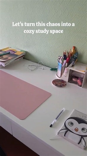 ✨ Desk Reset for Maximum Productivity | Cozy Desk Cleaning & Study Setup