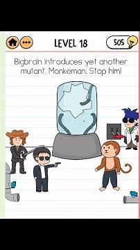 Brain Test 2 Smith and Joe Vs Professor Bigbrain Level 18 Walkthrough