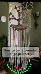 3.3K views · 62 reactions | A quick tutorial for how to get a rounded edge on your macrame piece. • Save this video to refer back to when you need it! ☻ • #macrame #macrameartist #macrametutorial #macrameart #macrametips #macramelove #handmadecraft #angscraftsncreations | AngscraftsnCreations Macrame | Facebook