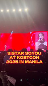 1.7K views | WATCH: #SISTAR member #Soyou grants Filipino fans’ request as she sings the group’s hit song “Touch My Body.” She expresses how happy she is returning to the Philippines for the second time. #KOSTCONManila #kostcon2025 | PUSH | Facebook