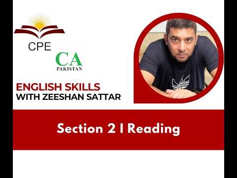 ICAP I ECSC I Section 2 Reading I Zeeshan Sattar