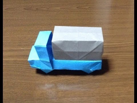 How to Make a origami truck/car