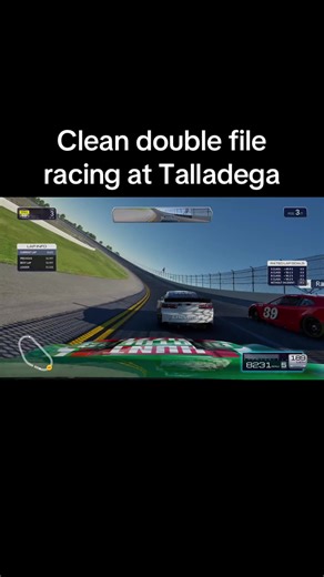 Clean double file racing at Talladega (NASCAR 25 Online) #fyp #viral #nascar #nascar25 #nascarcupseries