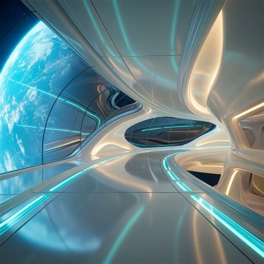 Life Inside a Future Space Habitat 🌌