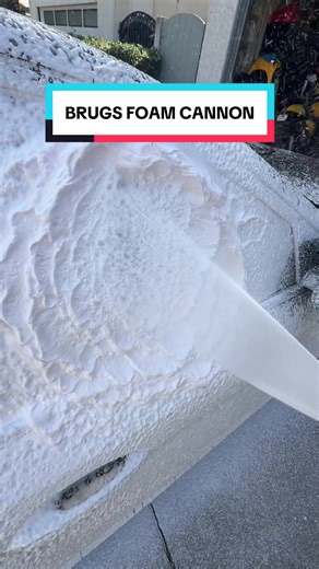 If you’ve ever seen a car completely covered in thick white foam before a wash, this is the tool doing the work. The Brug’s Pro Foam Cannon connects to your pressure washer and sprays a dense layer of soap that sticks to the paint and starts breaking down dirt and grime right away. That pre-soak helps loosen everything up so the wash is safer and easier. Fill it with soap, adjust the spray pattern, and foam the whole car in seconds. It’s simple, effective, and makes every wash feel like a proper
