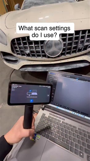 This is the base of our bodykit development! Without a good scan to pull data from, everything else is useless! Here’s the settings I use. | Original Cascade