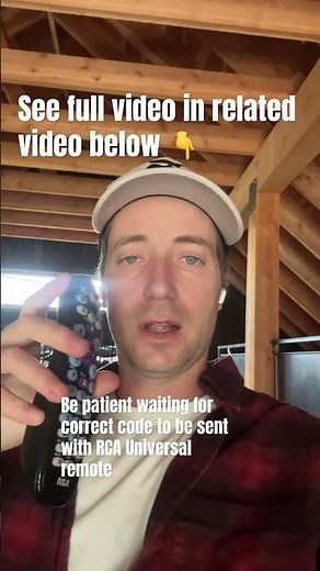 Most common problem when programming RCA Universal Remote