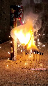 Macthstik Amazing experiment with 💥 Diwali crackers testing 🧨🤯 #fb #satisfying #experiment #short #Diwali #fireworks #viralreelschallenge #shortsviral #shortsreels #viralvideochallenge #crackers | Akash Kumar