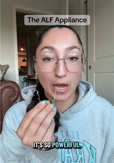 I present to you the ALF appliance! One of my favorite appliances right now, and I think it will be forever! It's so powerful. I can help so many patients of all ages with airway, sleep, joint pain, and so many other issues. It's helped me a ton already. I'll keep sharing my progress with it and more about the appliance itself.