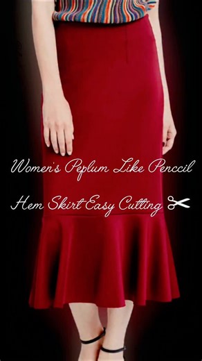 KS FASHION HUB on Instagram: "Women's pencil skirt ✂ #viral #fashionstyle #fashion #trendingreels #trendingnow"