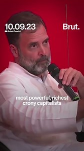 225K views · 6.8K reactions | "60% of India votes for us. 40% of India votes for them..." This is what Congress leader Rahul Gandhi said about BJP's Hindutva politics... | Brut India | Facebook