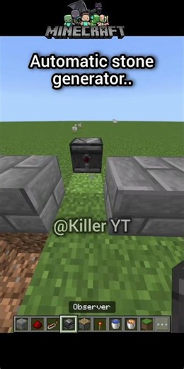 Stone generator #Minecraft #KillerYT