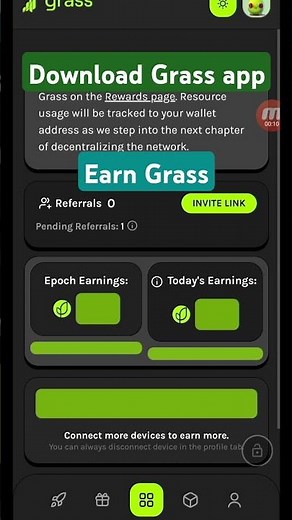 Earn Grass Get Grass App on Phone and PC #grass #passiveincome #crypto #coin