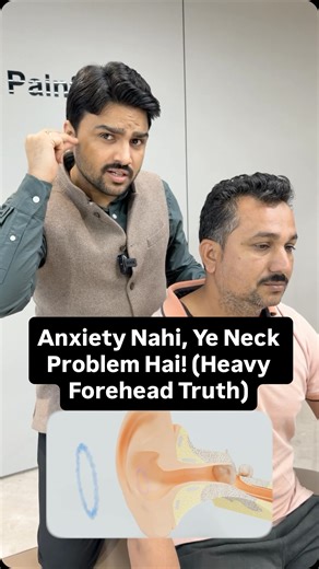 Heavy forehead, pressure in the eyes, ringing in the ears, neck tightness, nervousness, dizziness… Doctors often label it anxiety or depression. But the truth? 👉 It’s a NECK problem. When the neck alignment is disturbed, it can create pressure in the forehead, eyes, ears, and even affect balance and confidence. Just a few precise corrections and— ✔️ Forehead feels light ✔️ Eye pressure reduces ✔️ Neck relaxes ✔️ Stability improves Not anxiety. Not depression. Listen to your body. Fix the root c