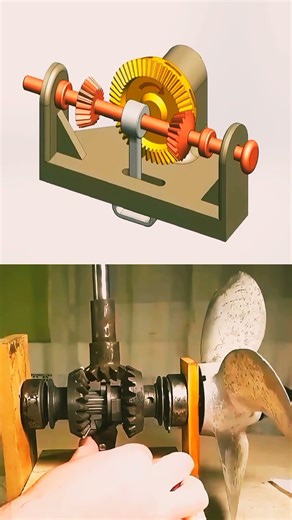 Reversing Gear Magic 🔄 | Instant Direction Change Mechanism Explained #cadmodel #3danimation